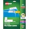 Avery Extra Large Filing Labels, 15/16"x3-7/16", 450/PK, White PK AVE5027 - alternate 1